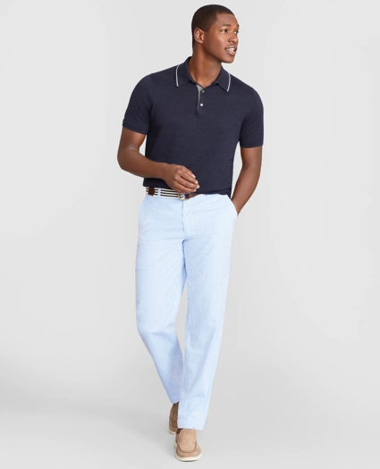 Clark Fit Stripe Seersucker Pants, image 2