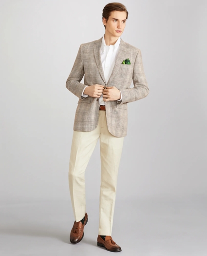 Soho Fit Linen and Cotton Chino Pants, image 2