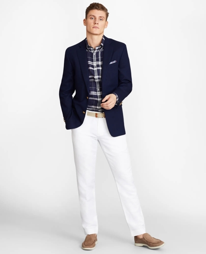 Soho Fit Linen and Cotton Chino Pants, image 2