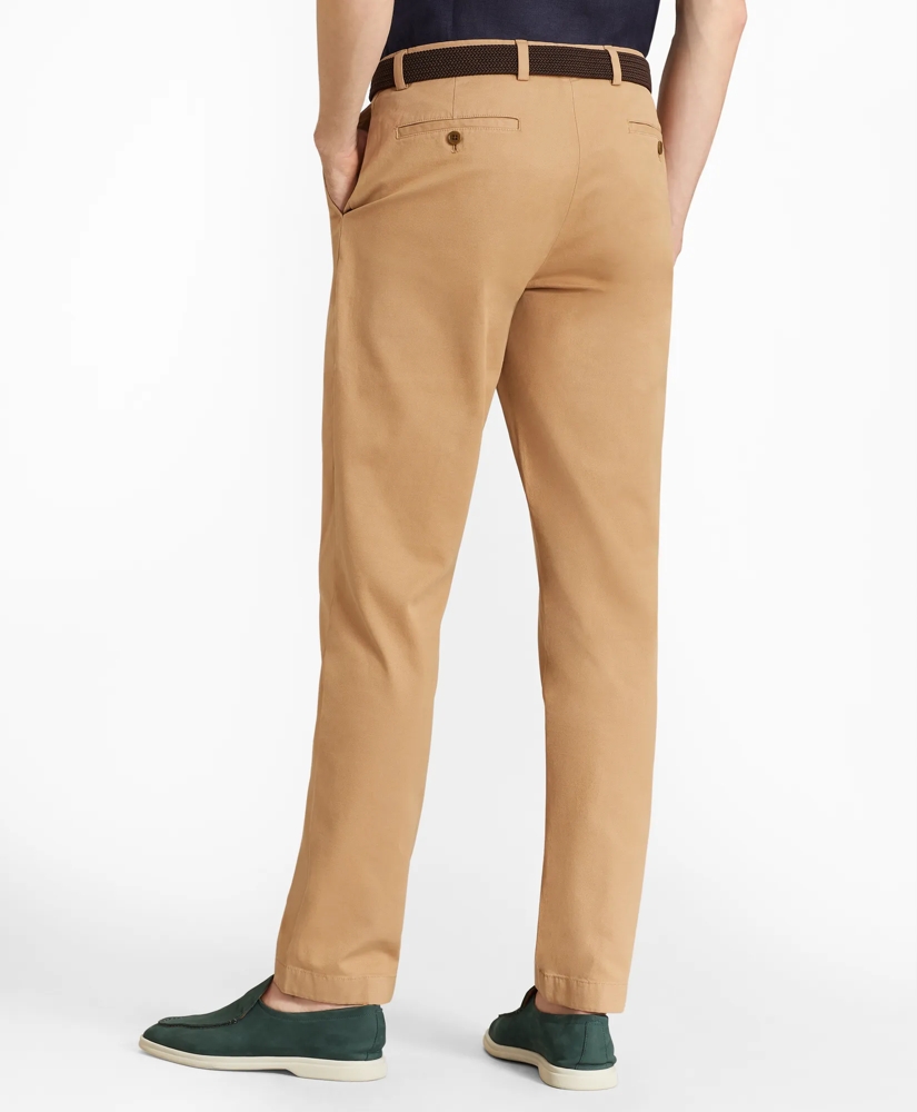 Milano Fit Garment-Dyed Stretch Chino Pants, image 3