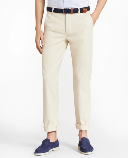 Milano Fit Garment-Dyed Stretch Chino Pants, image 1