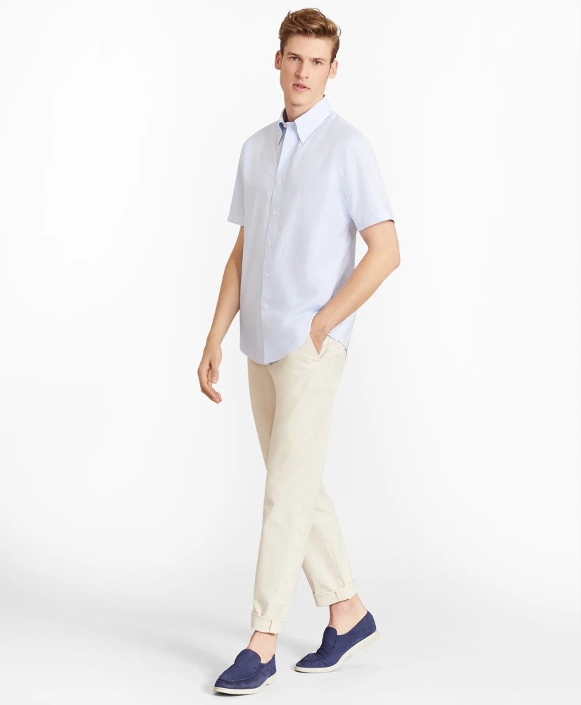 Milano Fit Garment-Dyed Stretch Chino Pants, image 2