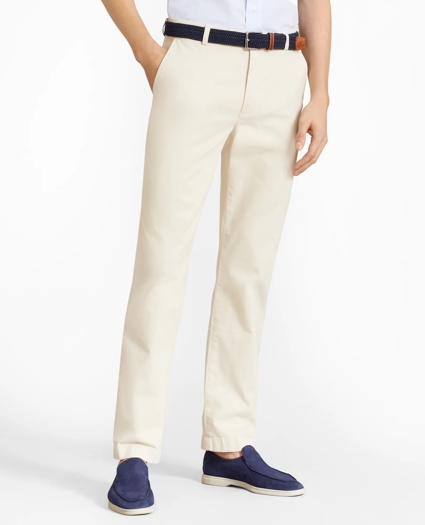 Milano Fit Garment-Dyed Stretch Chino Pants, image 3