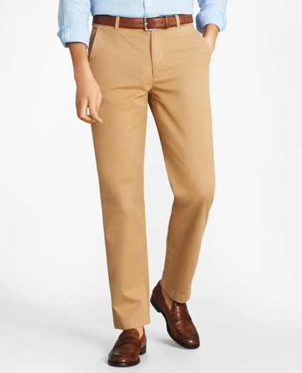 Clark Fit Garment-Dyed Stretch Chino Pants, image 1
