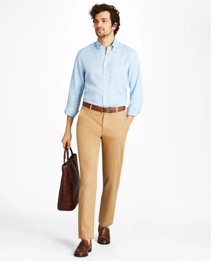 Clark Fit Garment-Dyed Stretch Chino Pants, image 2