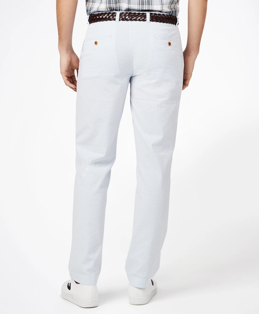 Clark Fit Striped Seersucker Pants, image 4