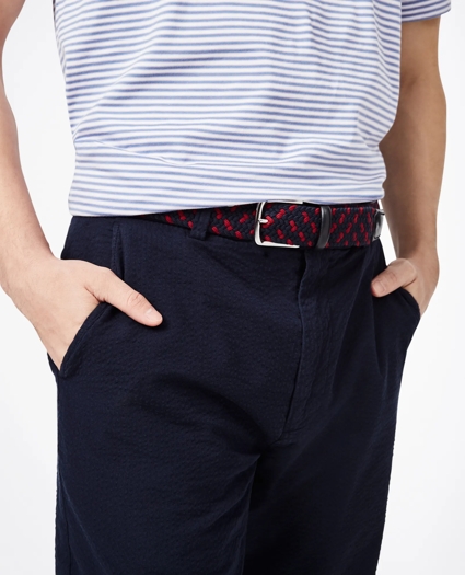 Clark Fit Striped Seersucker Pants, image 3