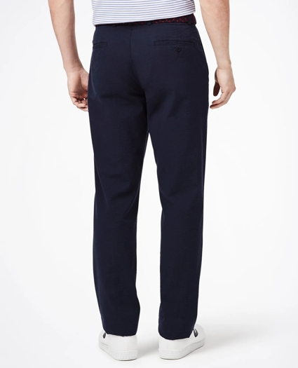 Clark Fit Striped Seersucker Pants, image 4