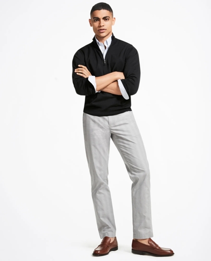Milano Fit Stretch Glen Plaid Chino Pants, image 1