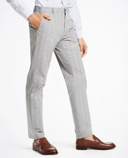 Milano Fit Stretch Glen Plaid Chino Pants, image 2