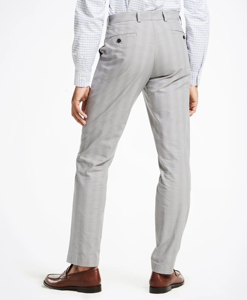 Milano Fit Stretch Glen Plaid Chino Pants, image 3