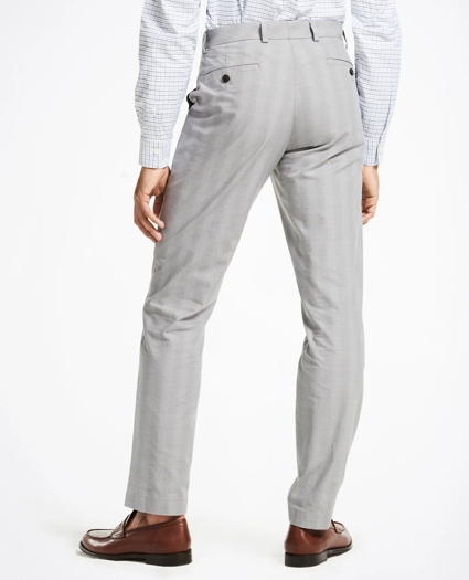 Milano Fit Stretch Glen Plaid Chino Pants, image 3