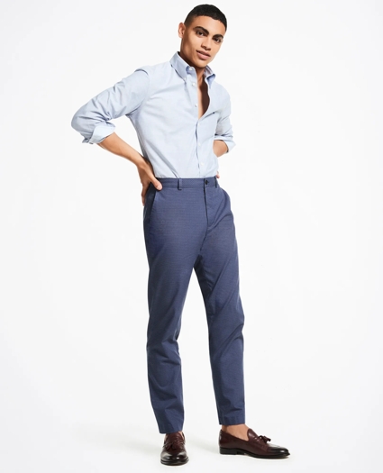 Milano Fit Stretch Houndstooth Chino Pants, image 3