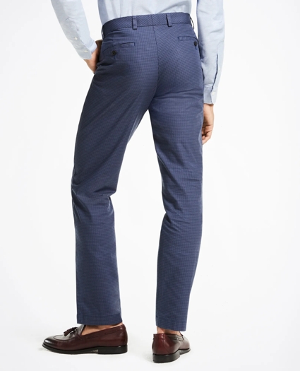 Milano Fit Stretch Houndstooth Chino Pants, image 4