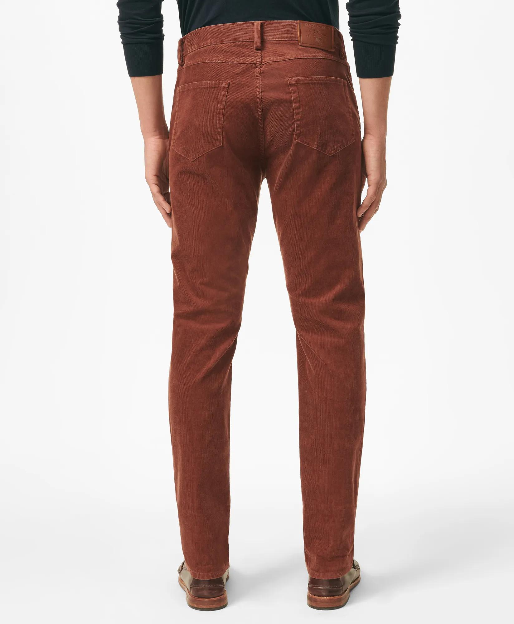 Slim Fit Five-Pocket Stretch Corduroy Pants