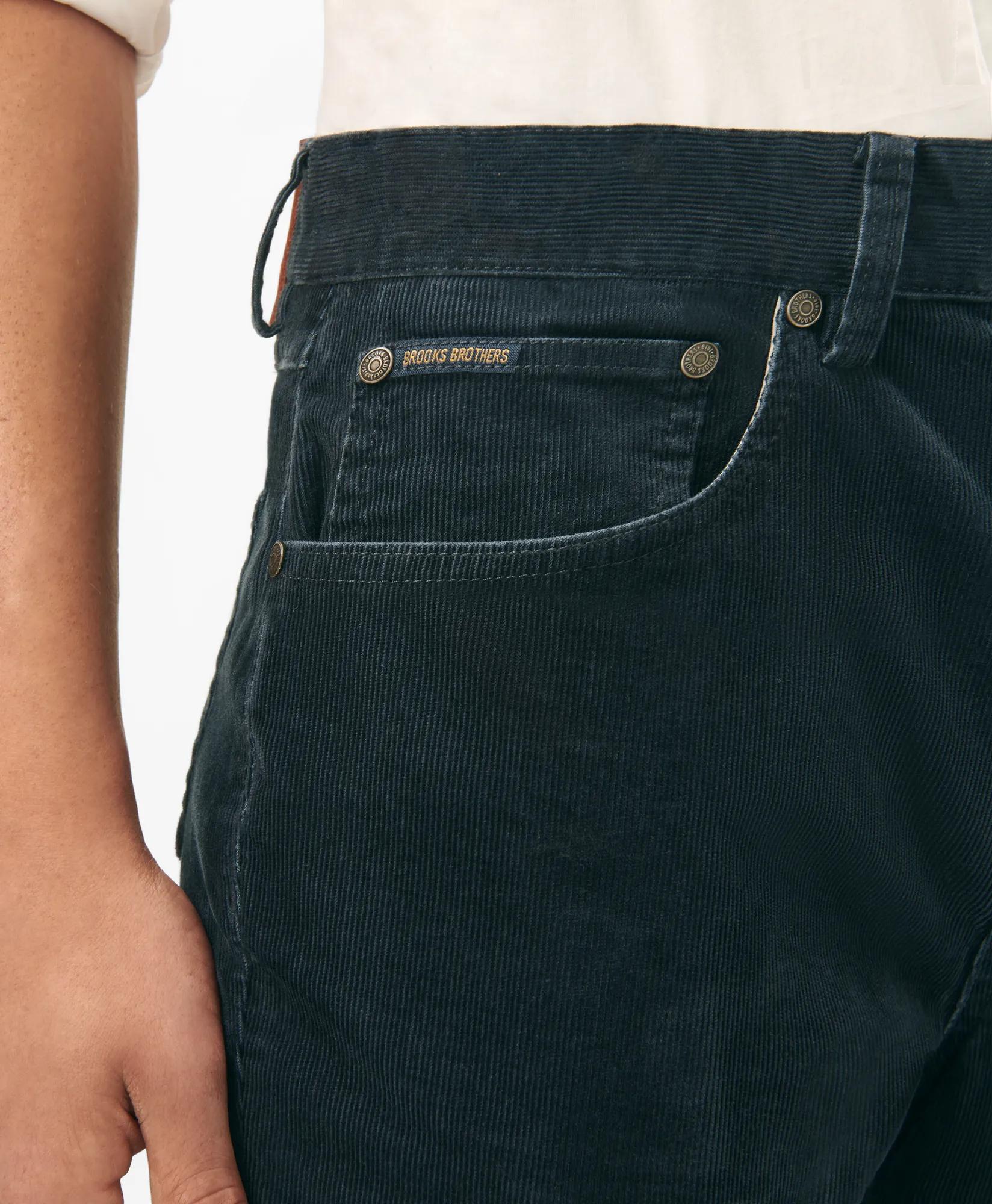 Slim Fit Five-Pocket Stretch Corduroy Pants