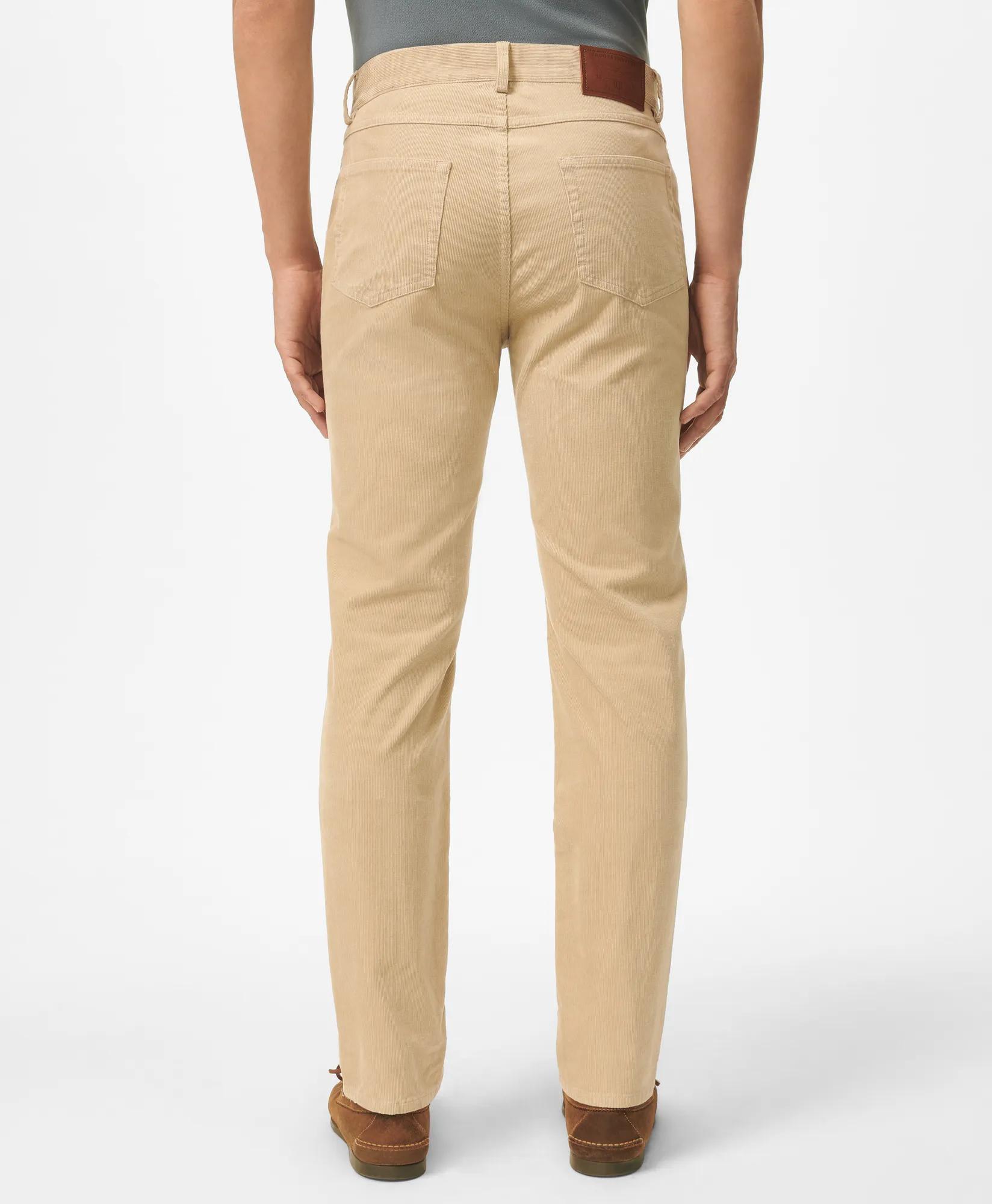 Slim Fit Five-Pocket Stretch Corduroy Pants