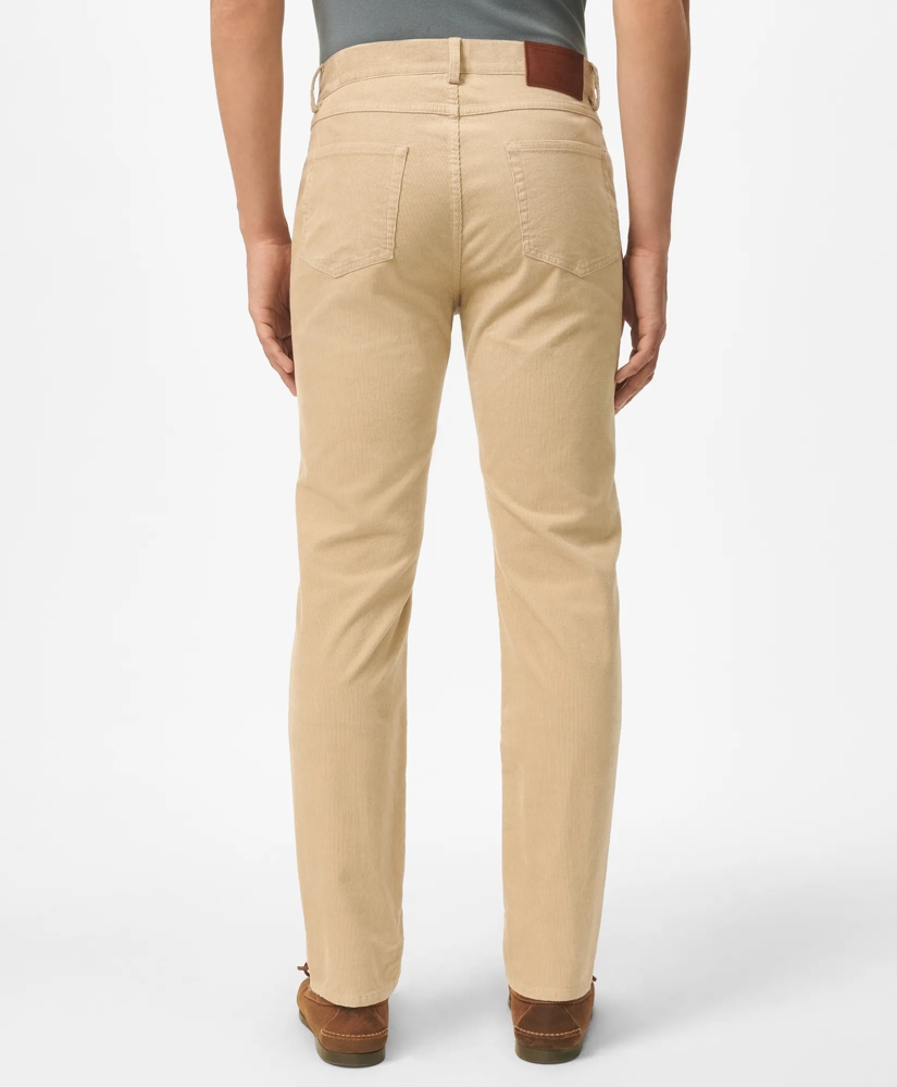 Slim Fit Five-Pocket Stretch Corduroy Pants, image 2