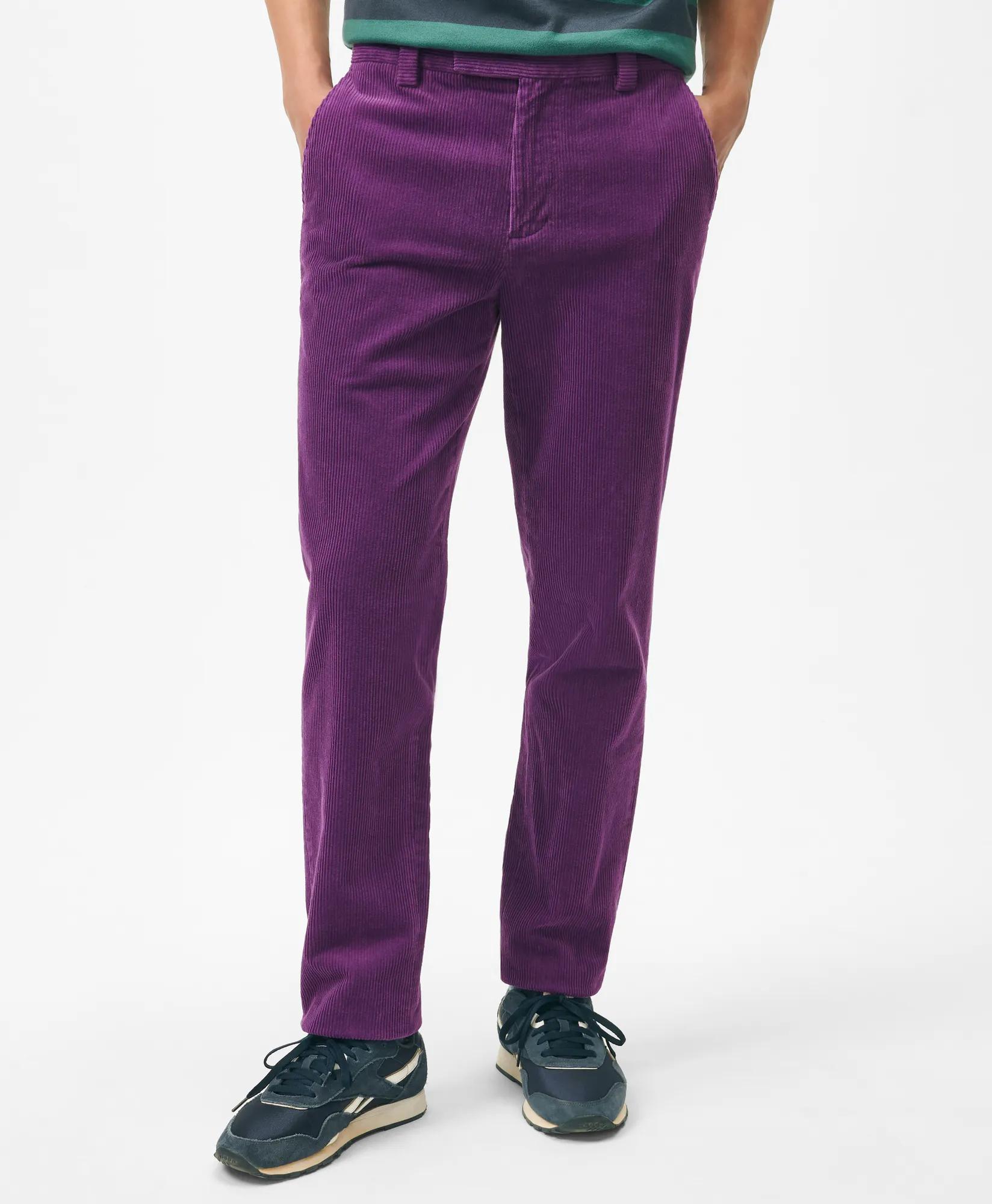 Milano Slim-Fit Wide-Wale Corduroy Pants