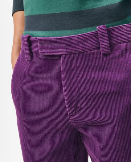 Milano Slim-Fit Wide-Wale Corduroy Pants, image 3