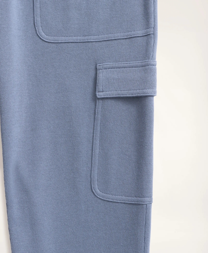 Ribbed French Terry Cargo Joggers, image 3