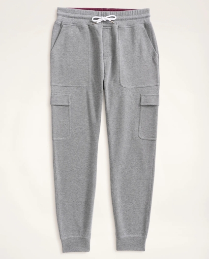 Ribbed French Terry Cargo Joggers, image 2
