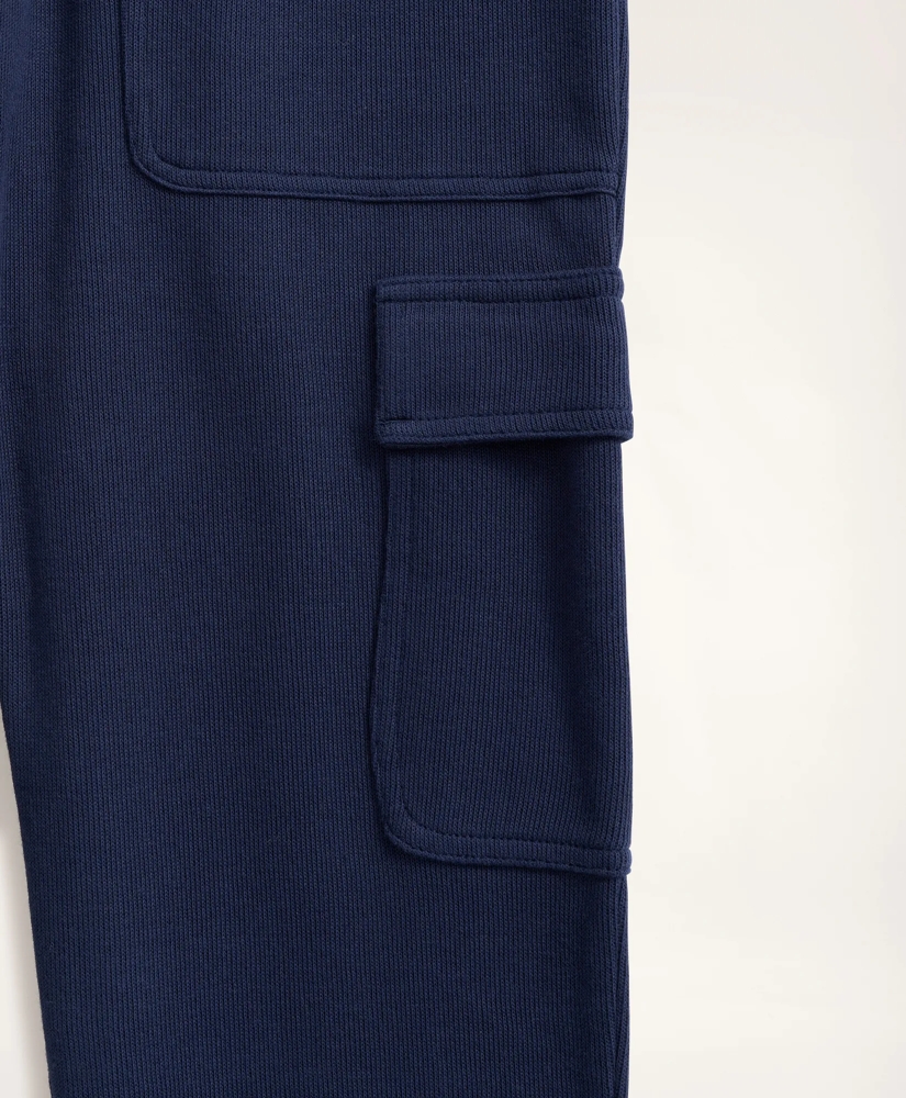Ribbed French Terry Cargo Joggers, image 3
