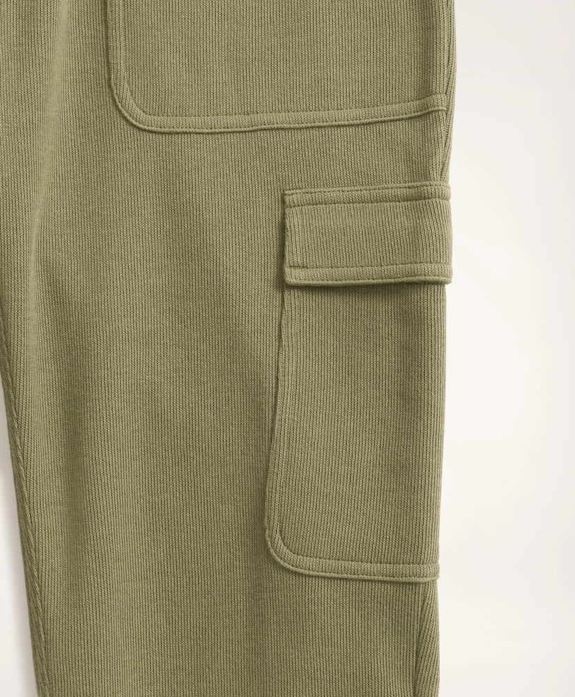 Ribbed French Terry Cargo Joggers, image 3
