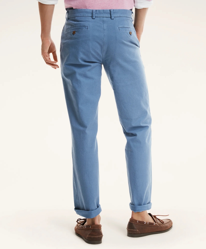Milano Slim-Fit Washed Canvas Chino Pants, image 3