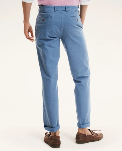 Milano Slim-Fit Washed Canvas Chino Pants, image 3