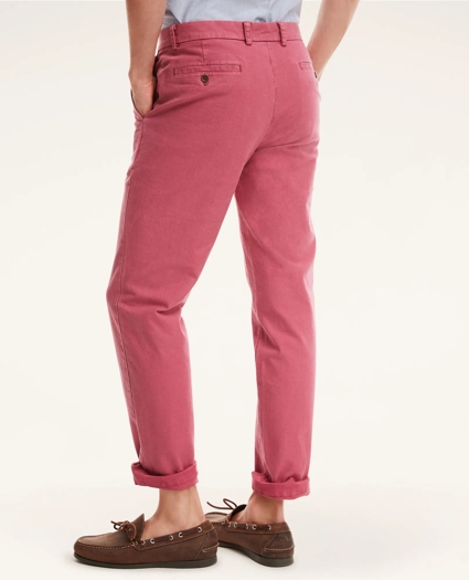 Milano Slim-Fit Washed Canvas Chino Pants, image 2
