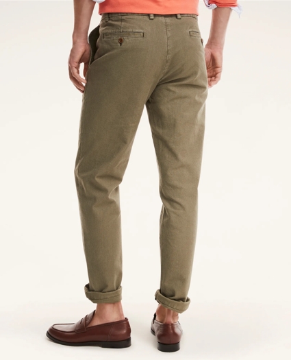Milano Slim-Fit Washed Canvas Chino Pants, image 2