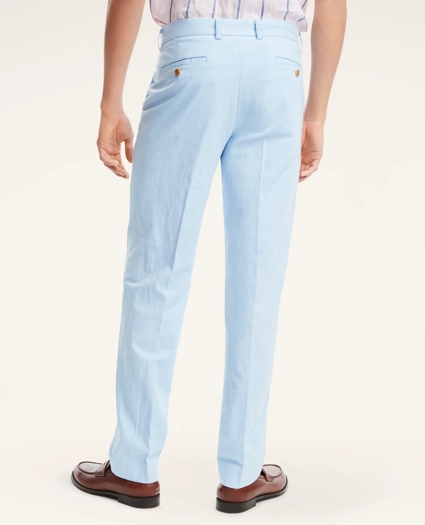 Milano Slim-Fit Stretch Cotton Linen Chino Pants, image 3