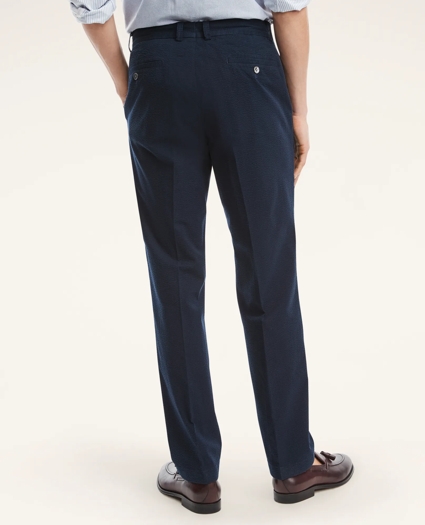 Milano Slim-Fit Cotton Seersucker Pants, image 4