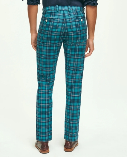 Milano Slim-Fit Cotton Madras Pants, image 3
