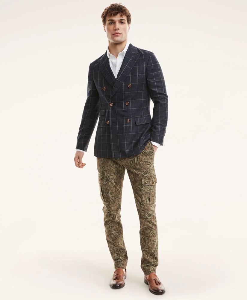 Cotton Canvas Floral Camouflage  Pants, image 2