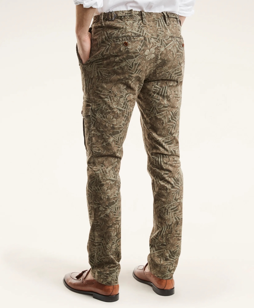 Cotton Canvas Floral Camouflage  Pants, image 4