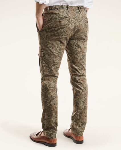Cotton Canvas Floral Camouflage  Pants, image 4