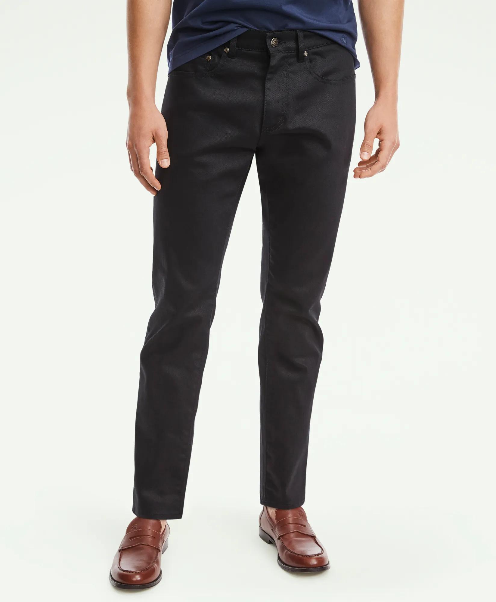 Slim Fit Denim Jeans - Black