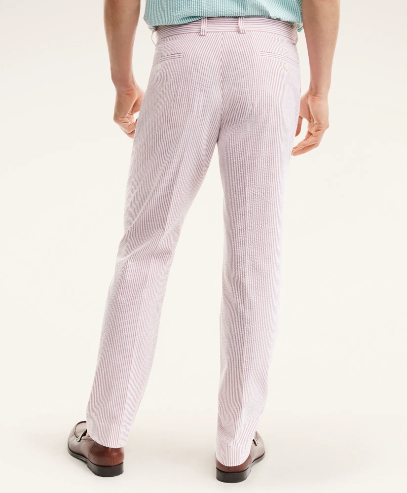 Milano Slim-Fit Cotton Seersucker Stripe Pants, image 3