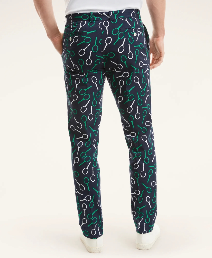 Milano Slim-Fit Tennis Print Pants, image 4