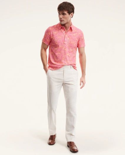 Clark Straight-Fit Cotton Seersucker Pants, image 2