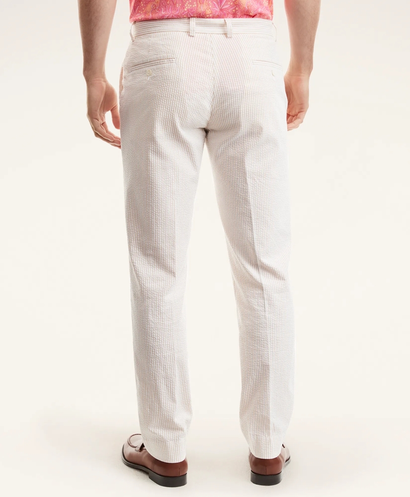 Clark Straight-Fit Cotton Seersucker Pants, image 3