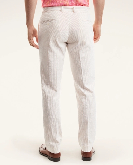 Clark Straight-Fit Cotton Seersucker Pants, image 3