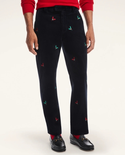 Stretch Cotton Holly Corduroy Pants, image 1