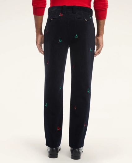 Stretch Cotton Holly Corduroy Pants, image 2