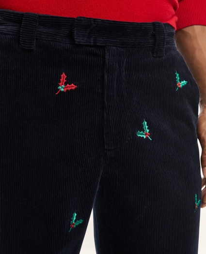 Stretch Cotton Holly Corduroy Pants, image 3