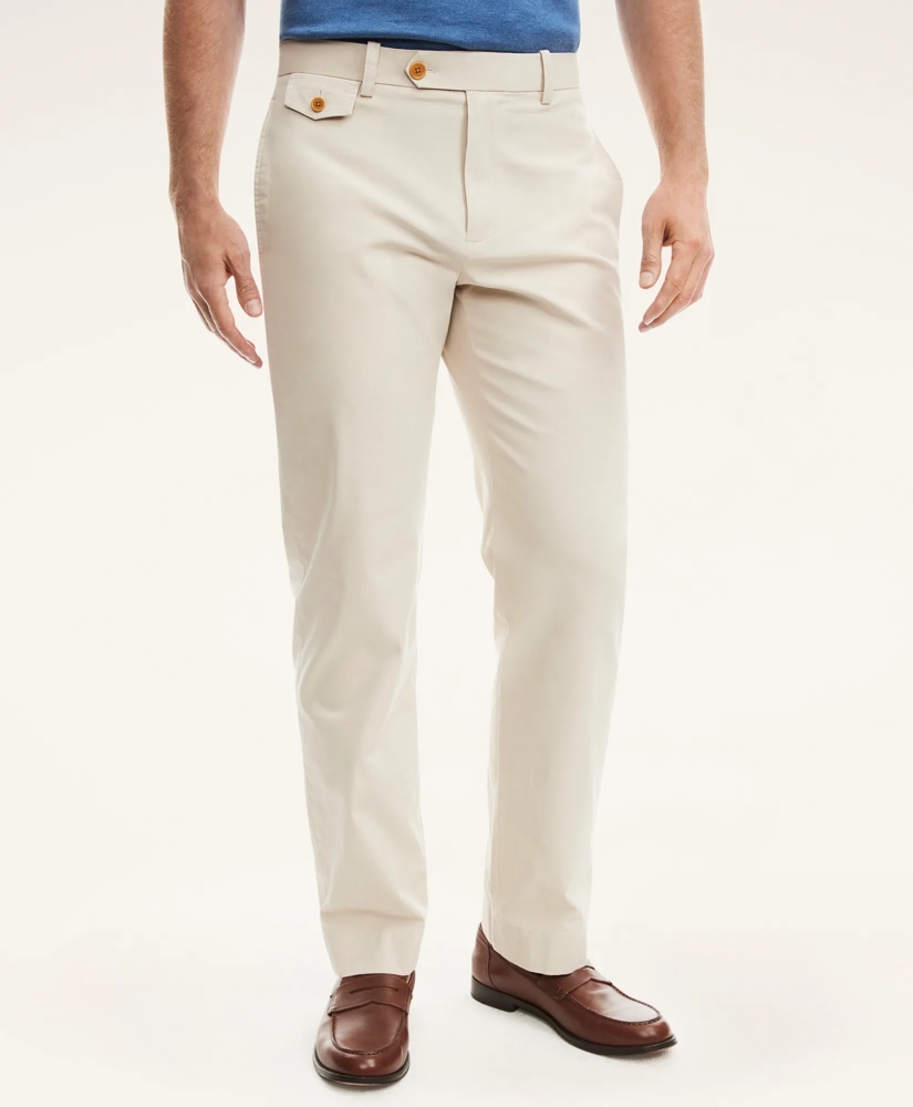 Clark Straight-Fit Stretch Supima® Cotton Poplin Chino Pants, image 1