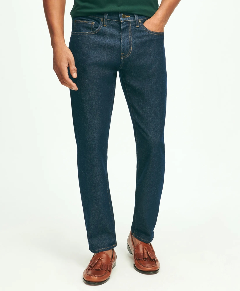 Straight Fit Denim Jeans, image 1