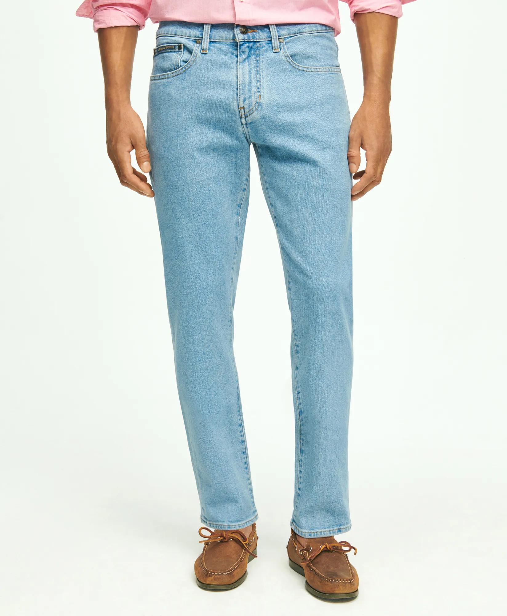 Straight Fit Denim Jeans, image 1